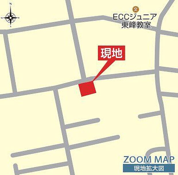 現地案内図・拡大図