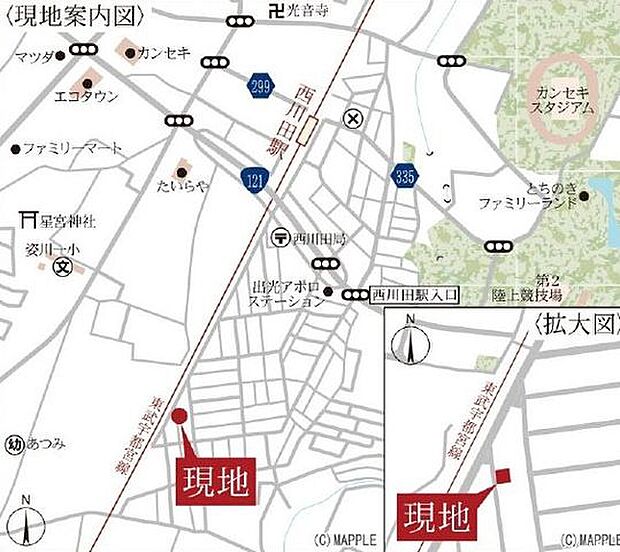 現地案内図