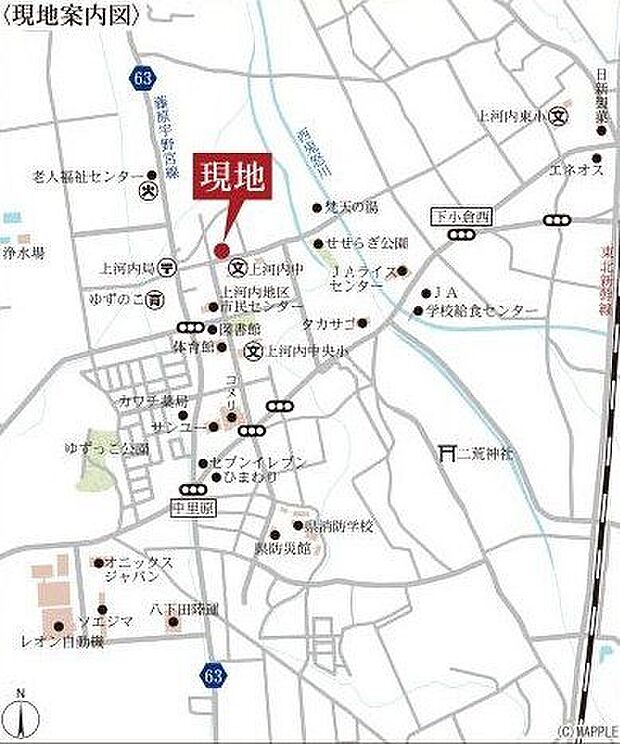 現地案内図