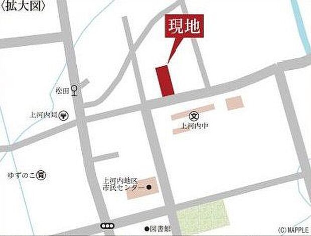 現地案内図・拡大
