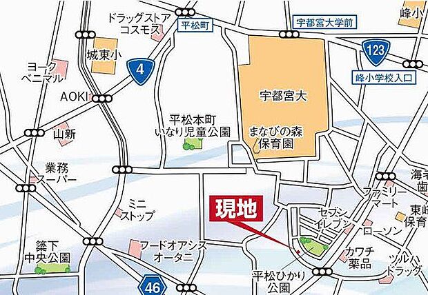 現地案内図