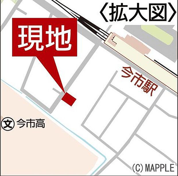 現地案内図・拡大