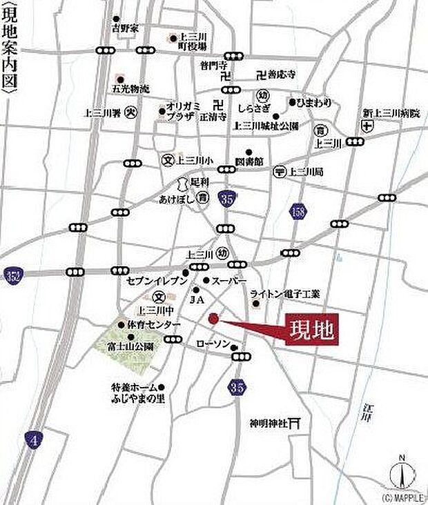 現地案内図