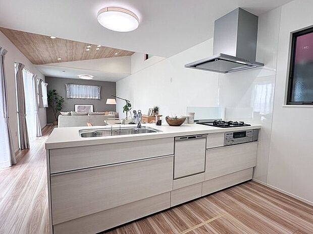 便利な食器洗浄乾燥機付き!お皿洗いのサポートをしてくれます。節水もできるので嬉しいですね。