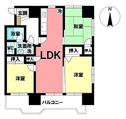 間取図画像 3LDK