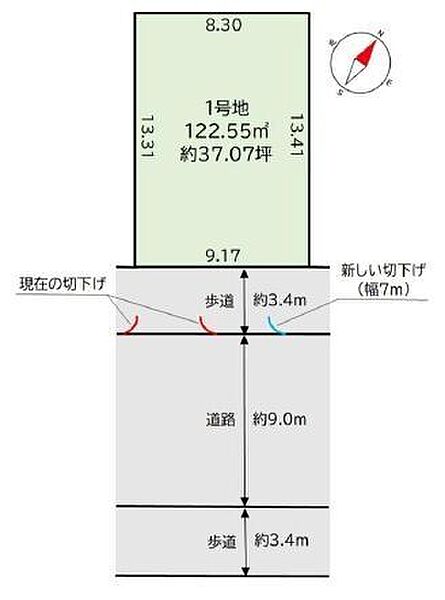 区画図：323000523407