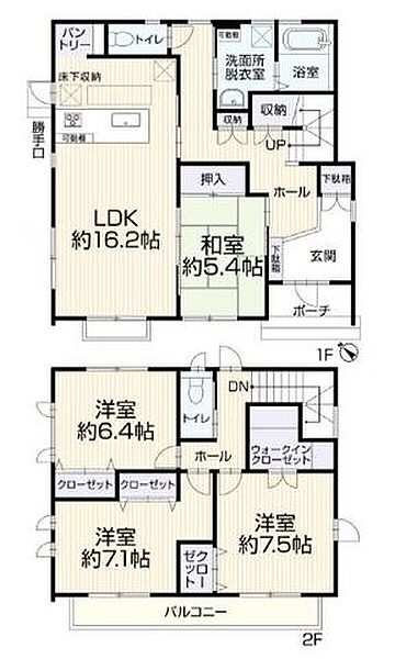 間取りを拡大表示