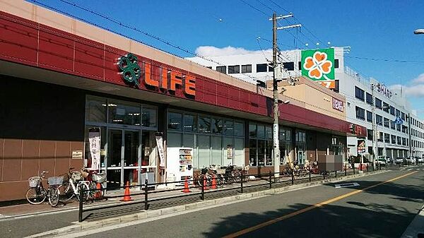 ライフ西田辺店まで650ｍ　徒歩約9分