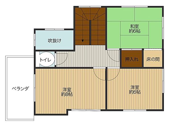 2階間取図