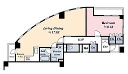 インナートリッププラザ神山町 1LDKの間取図画像