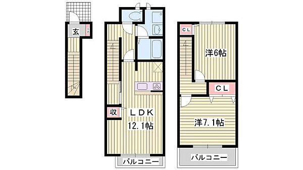 同じ建物の物件間取り写真 - ID:228044988214