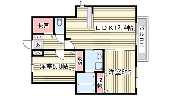 同じ建物の物件間取り写真 - ID:228045292134