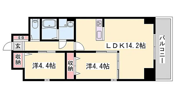 同じ建物の物件間取り写真 - ID:228045548817