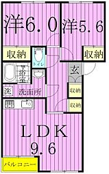 サンミラドールC 2階