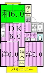 セジュール新八柱B棟 1階