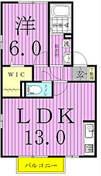 ハイムクレアールB 2階