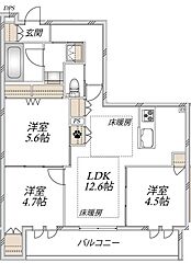 物件の間取り