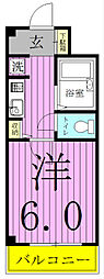フローレンスビレッジ3 1Kの間取図画像
