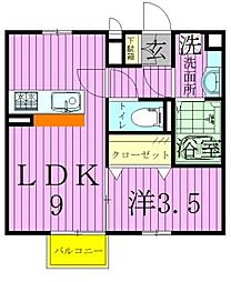 ブルーミングヒル 2階