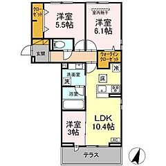 物件の間取り