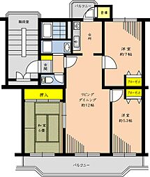 間取図画像 3LDK