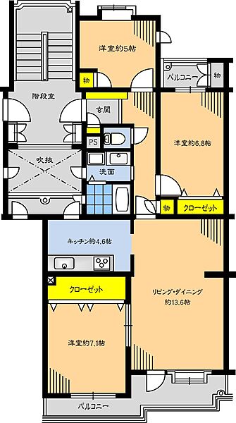 間取りを拡大表示