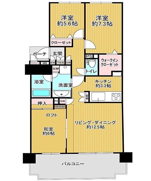 間取り：328000619087