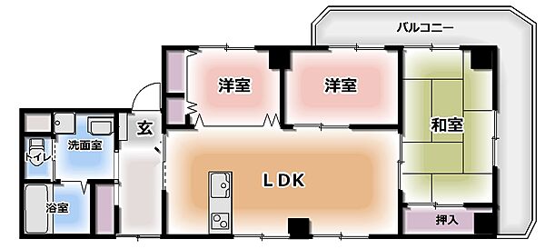 同じ建物の物件間取り写真 - ID:227084458850