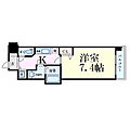 プレサンス谷町キャトル7階7.3万円