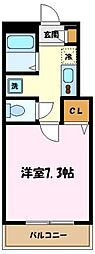 間取図画像 1K