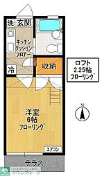 フォトレスフシミ 1Kの間取図画像