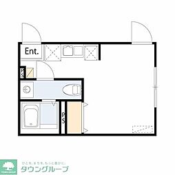 FIRST HILLS ワンルームの間取図画像