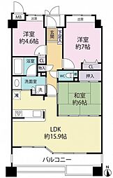 間取図画像 3LDK