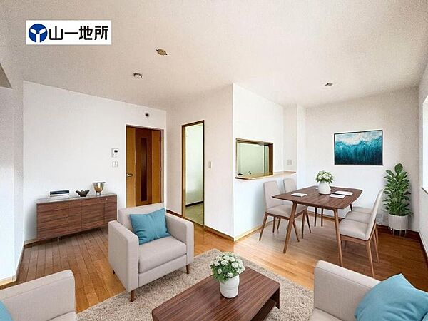 本画像はCGで作成しており、現地に家具は置かれておりません。また、価格に家具は含まれておりません。