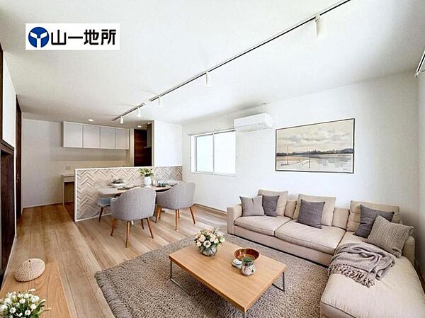 本画像はCGで作成しており、現地に家具は置かれておりません。また、価格に家具は含まれておりません