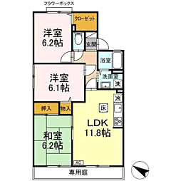 間取図画像 3LDK