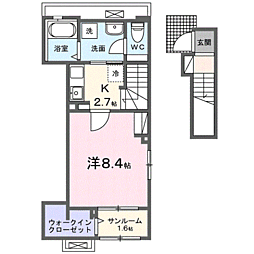 フラテッリ S 1Kの間取図画像