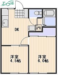 間取図画像 2DK