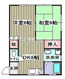 間取図画像 2DK