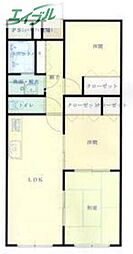 グランドフォレストさぬきや 3LDKの間取図画像