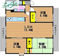 物件の間取り