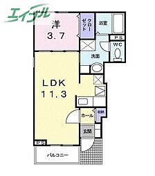 JR宇野線 備前西市駅 4.5km 1階/-
