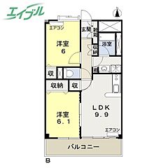 物件の間取り
