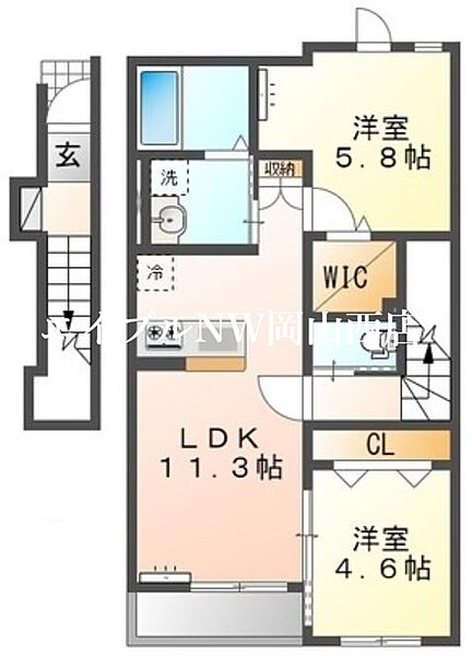 同じ建物の物件間取り写真 - ID:233019786016