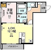 ラフォーレＦ  ｜ 岡山県岡山市北区野田5丁目（賃貸マンション1LDK・3階・46.53㎡） その2