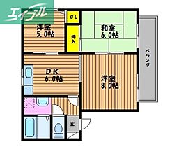 シャーメゾンＧ 1階/-