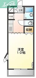 間取図画像 1K
