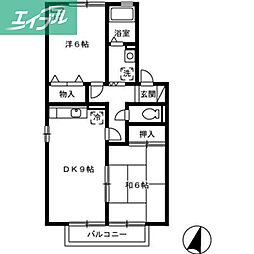 セレーノ・今保 B棟 2階