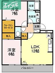 セジュール田中 3階/-