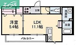カリーノテラス 2階